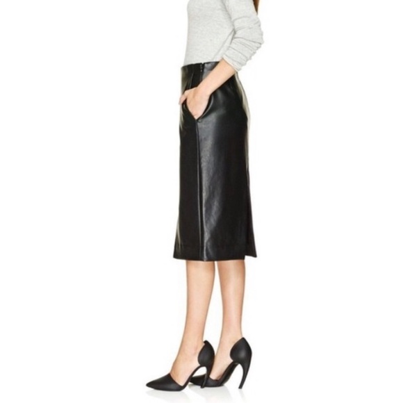 Babaton Faux Leather Jax Pencil Skirt - Picture 6 of 7